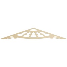 Ekena Millwork Gpp072X012X100Wag Wagon Wheel Architectural Grade Pvc Gable