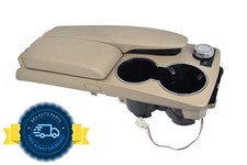 2008-2011 Mercedes C300 Center Console Beige Leather Lid Armrest Cup Holder Oem 2008-2011 Mercedes C300 Center Console Beige Leather Lid Armrest Cup Holder Oem