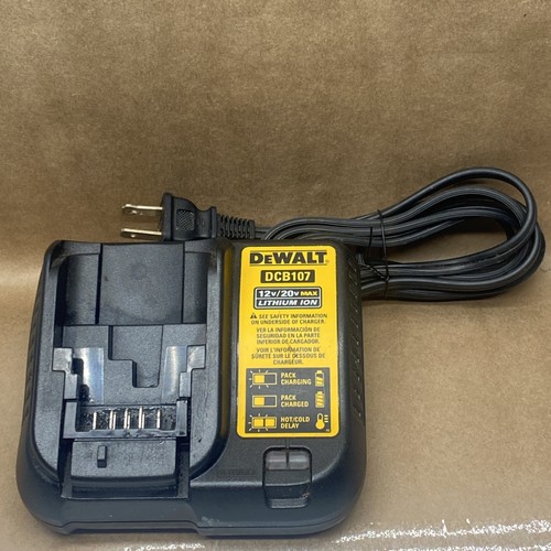 DEWALT DCB107 12V / 20V Max Lithium Ion Battery Charger for Power Tools