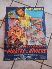 Ancienne Affiche Cinéma Originale LES PIRATES DE LA RIVIÈRE  WALT DISNEY 