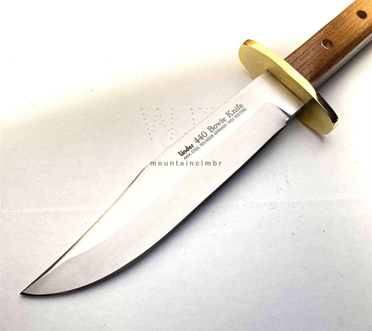 アンティークなビンテージナイフ　リンダークラシック ゾーリンゲンGERMANY Linder Solingen Germany Classic Bowie Fixed Blade Plum Wood Knife