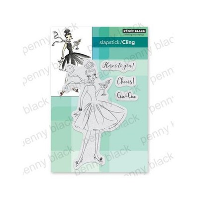 Penny Black Cling Gummistempel - Here's To You! 40-843