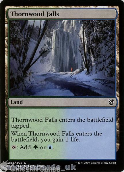 Thornwood Falls :: Commander 2019 :: C19-EN-283 Common Mint MTG Card