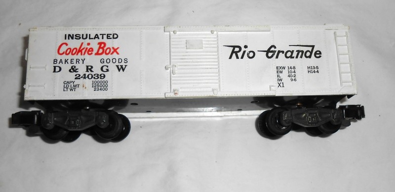 American Flyer 24039 D & R G Cookie Box Car