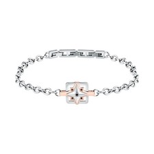 Morellato Versilia Herrenarmband Edelstahl Silber Rose Gold (SAHB15)