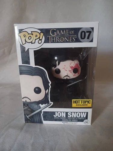 Funko Pop Game Of Thrones #07 Jon Snow Bloody Hot Topic Exclusive - Box Damage
