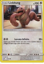 CARTA POKEMON  - LICKITUNG - 16/18 - PS 100 - COMUNE - IN ITALIANO  - HOLO