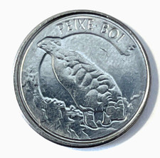 1992 Brazil 100 Cruzeiros Coin Amazon Manatee Peixe-Boi Animal Wildlife