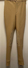 TUFF RIDER Children's Ribbed RIDING BREECHES w/Knee Patches - Sz 14 - EUC 