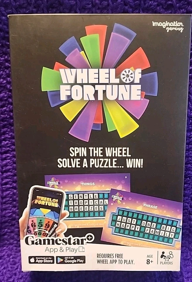 Wheel of Fortune Game Box, Play America’s Game with Friends & Family, Spin Th... - Image 2 of 4