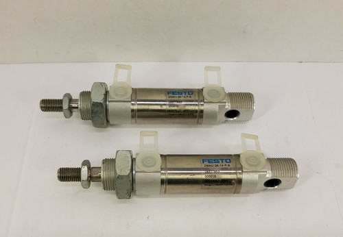 (2) Festo DSNU-25-14-P-A (26577853) 14mm Stroke Compact Cylinder - Picture 2 of 7