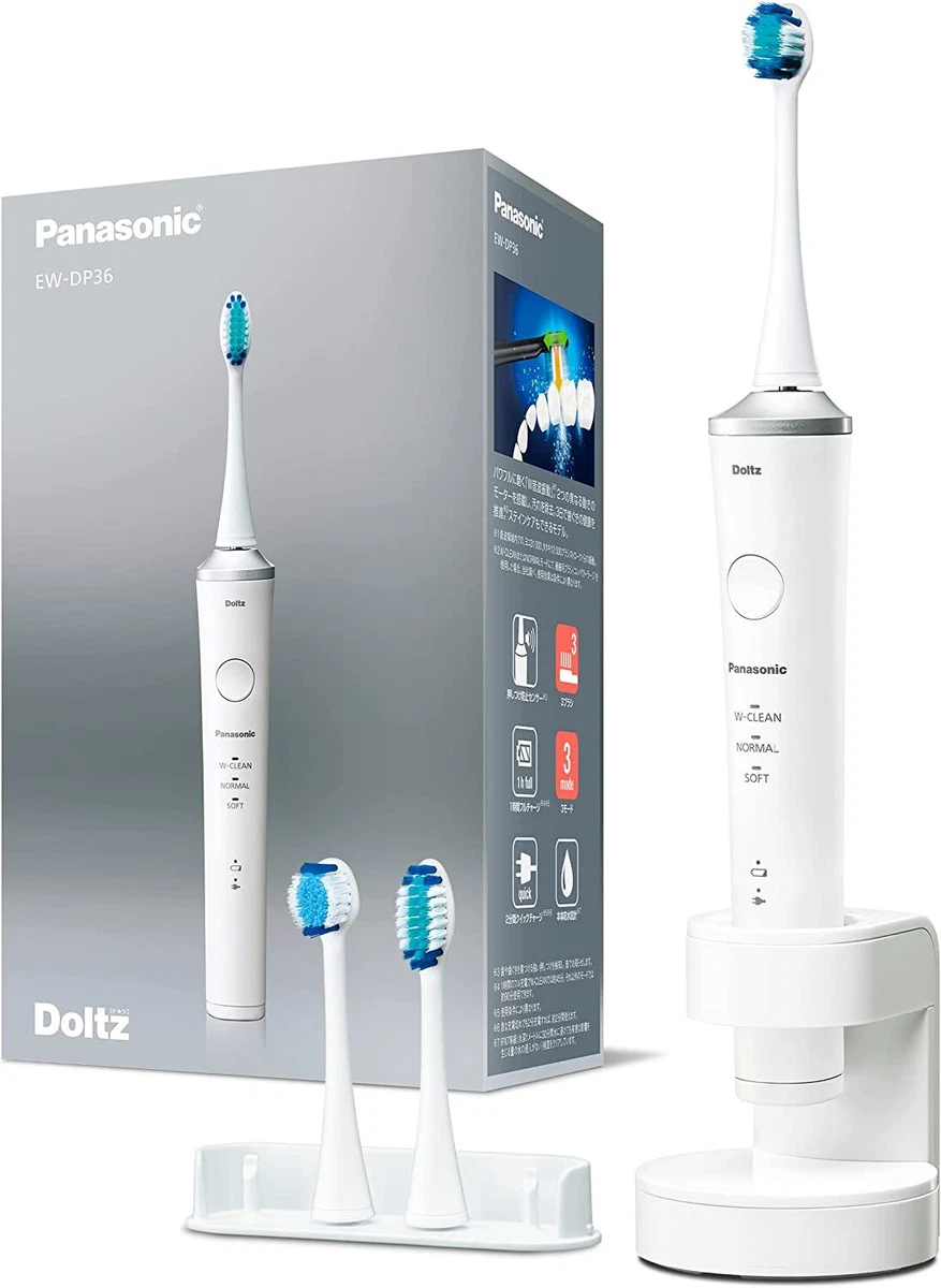 Panasonic Electric Toothbrush EW-DP36-W Sonic Vibration Doltz White New