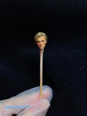 1:18 Leonardo DiCaprio Head Sculpt Carved For 3.75'' Male Action Figure Body Toys