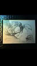 Shanks One Piece Anime Art Framed Hand Drawn One Piece Wall Decor