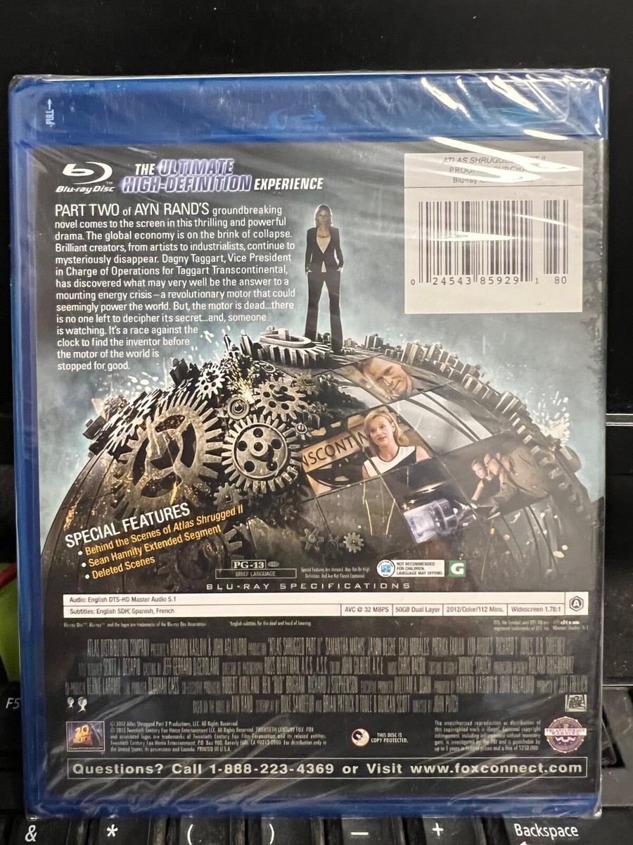 Atlas Shrugged It Part Full Movie Free ATLAS SHRUGGED PART II NEW- FACTORY  SEALED 24543859291|