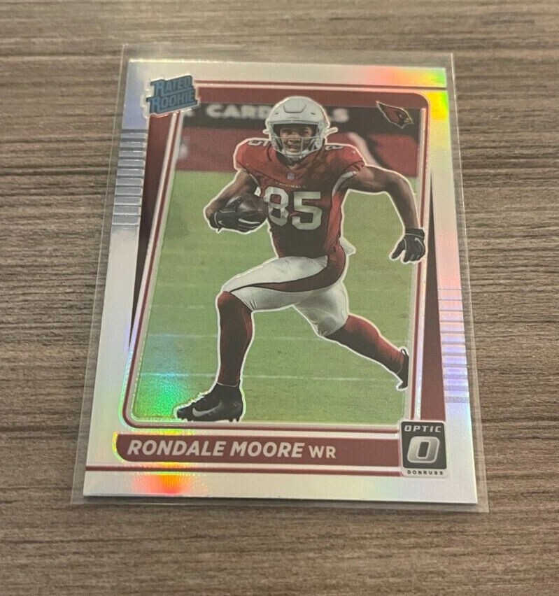 2021 Panini Donruss Optic #217 Rondale Moore Silver Holo Prizm Rookie Card RC