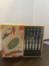 LARRITS 6 Pack Steel Tip Darts Set with Aluminum Shafts Blue And Green