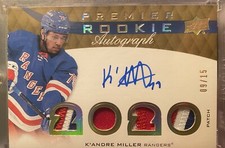 2022-2023 NHL Upper Deck Premier Sports Card Set Review and Checklists 41