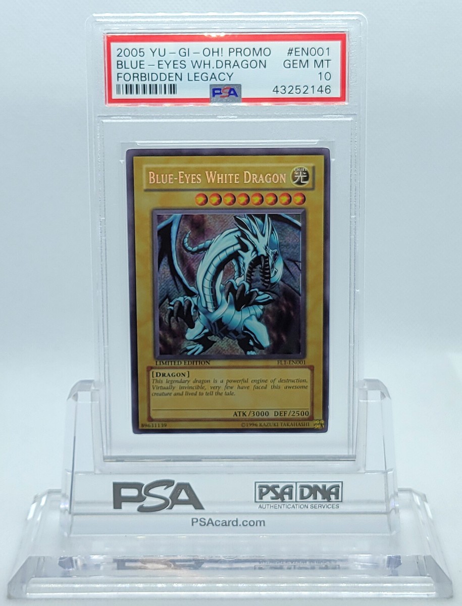 YUGIOH FL1-EN001 BLUE-EYES WHITE DRAGON SECRET RARE PSA 10