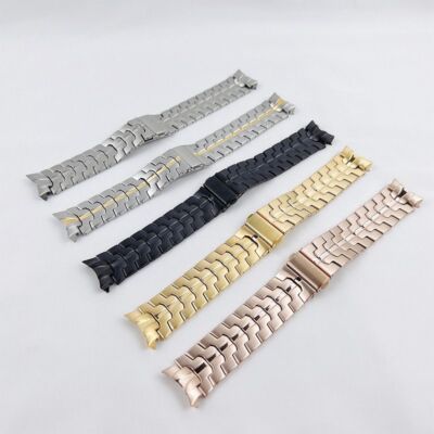 Steel Bracelet Link Band for Samsung Galaxy Watch 4 5 Pro 6 7 40/44/42/46/47mm