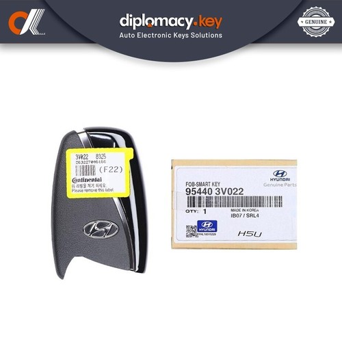Genuine Hyundai Azera 2015-2017 Smart Key 4 Buttons 433MHz 95440-3V022 - Picture 2 of 3