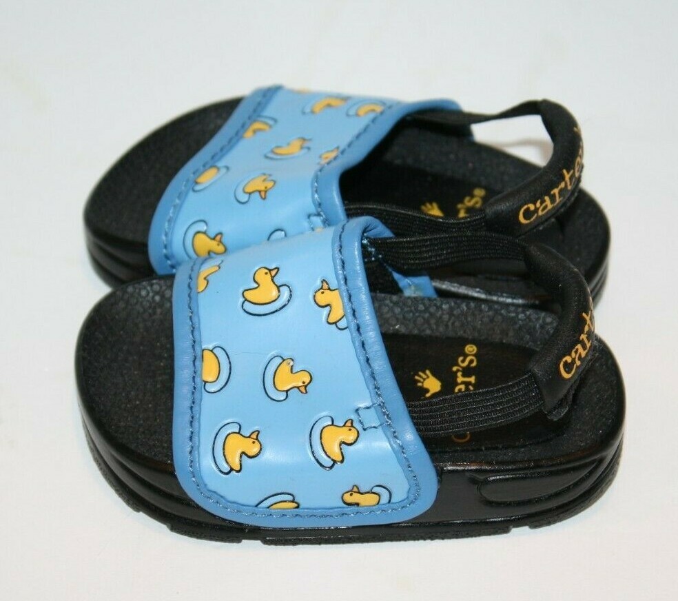Duck Sandals Beach Pool Unisex Size 2 Elastic Strap New