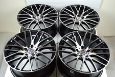 Set Of 4 New 17x7.5 Ddr Zuki 17 Wheels Rims Black Polished 5x114.3 38mm Offset Set Of 4 New 17x7.5 Ddr Zuki 17 Wheels Rims Black Polished 5x114.3 38mm Offset
