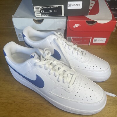Nike Court Vision Lows Royal Sz 13 Nike Mens Court Vision Low Premium Royal Blue Shoes Size 13  main image 2