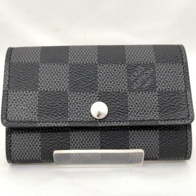 Louis Vuitton LV 6 Key Holder Key Case Damier Graphite Louis Vuitton LV 6 Key Holder Key Case Damier Graphite