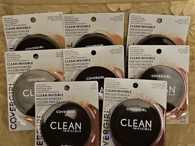 Covergirl-Clean Invisible-PRESSED POWDER-You Choose SHADE! NEW/CARDED!
