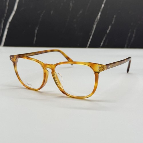 NEW CELINE CL50046F 053 HAVANA ROUND UNISEX CELINE EYEGLASSES - Picture 7 of 11