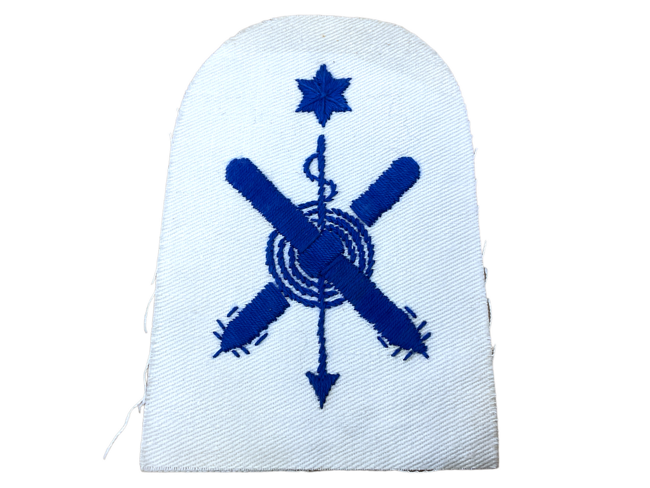 British RN Navy Torpedo Anti Submarine 3rd Class Rating Patch Insignia