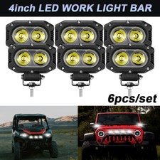 6x Projector 4 Led Work Light Bar Spot Light Offroad 4x4 Truck Driving Fog Lamp 6x Projector 4 Led Work Light Bar Spot Light Offroad 4x4 Truck Driving Fog Lamp