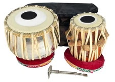 STEEL TABLA MUSICAL INSTRUMENT FAST DELIVARY- VIA FEDEX AIR WORLDWIDE-BRAND NEW.