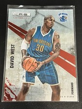 2010-11 Panini Rookies And Stars Longevity #63 DAVID WEST - Red /250