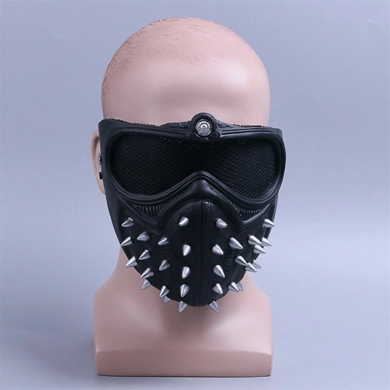 Watch Dogs 2 Marcus LED Mask Rivet Face Remote Control Mask Cosplay Props PVC - Image 3 of 4