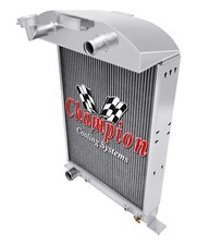 Aar Champion 3 Row Radiator Ford Config For 1933 1934 Ford Cars V8 Conversion