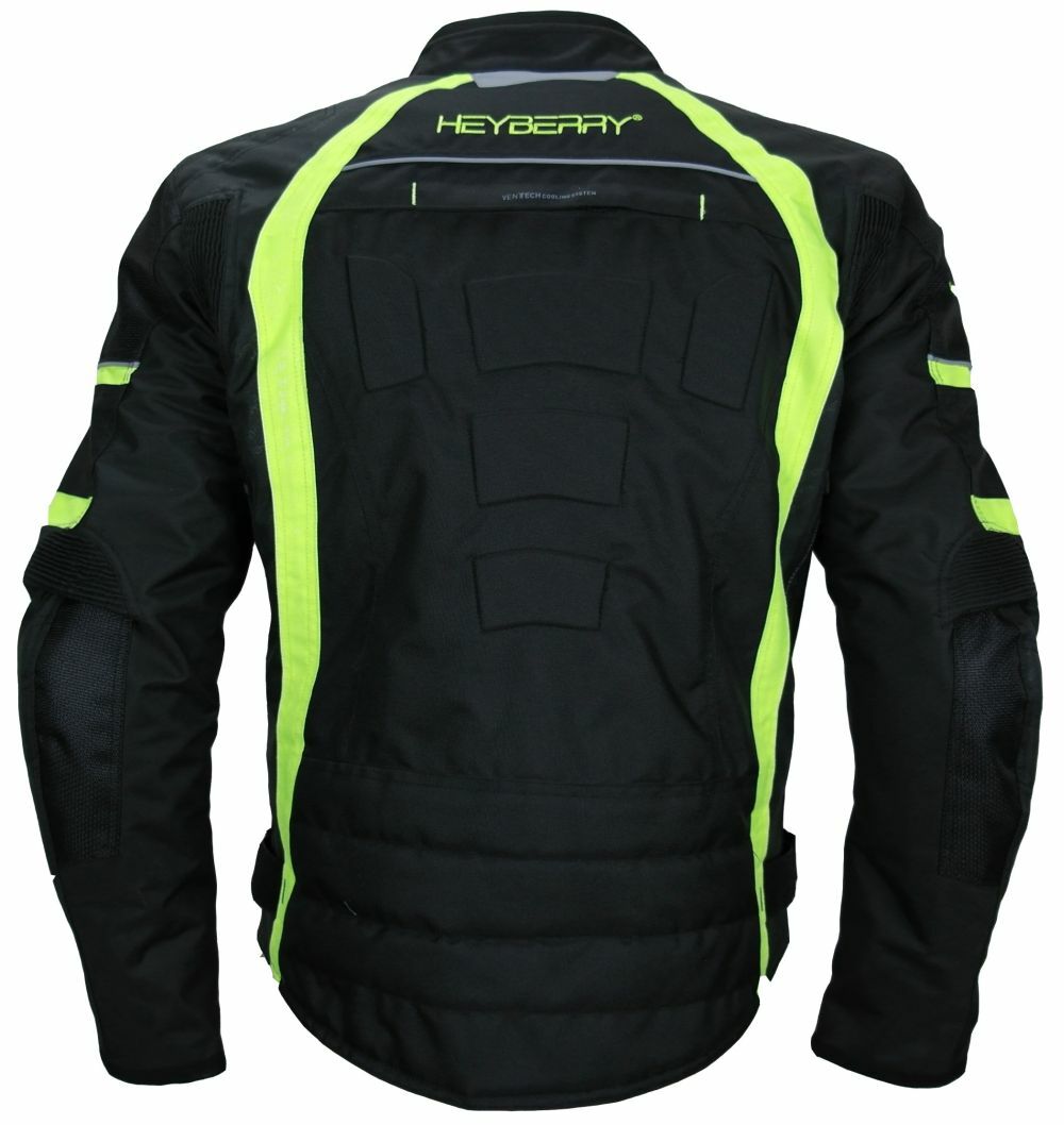 Soft Shell Heyberry Damen Motorradjacke Rückenprotektor Motorrad