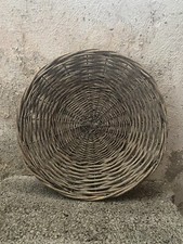 Holz Geflecht Korb Teller Tablett Shabby Impressionen Deko Skandi