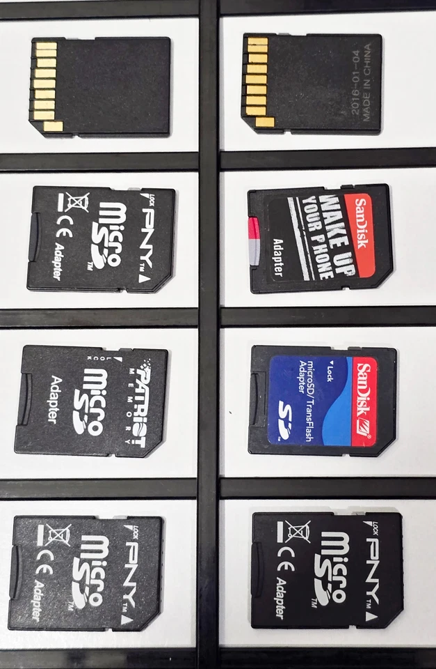Lote de (8) tarjetas de memoria Micro-SD SanDisk Lexar PNY Patroit 2 GB 4 GB 8 GB 32 GB 64 GB Foto 4 de 4