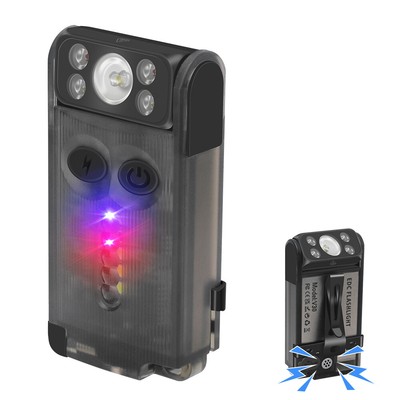 BORUiT V30 LED Keychain Flashlight Waterproof Rechargeable Flashlight Work Light
