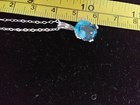 3.85 CT London Blue Topaz 925 Necklace — photo 2