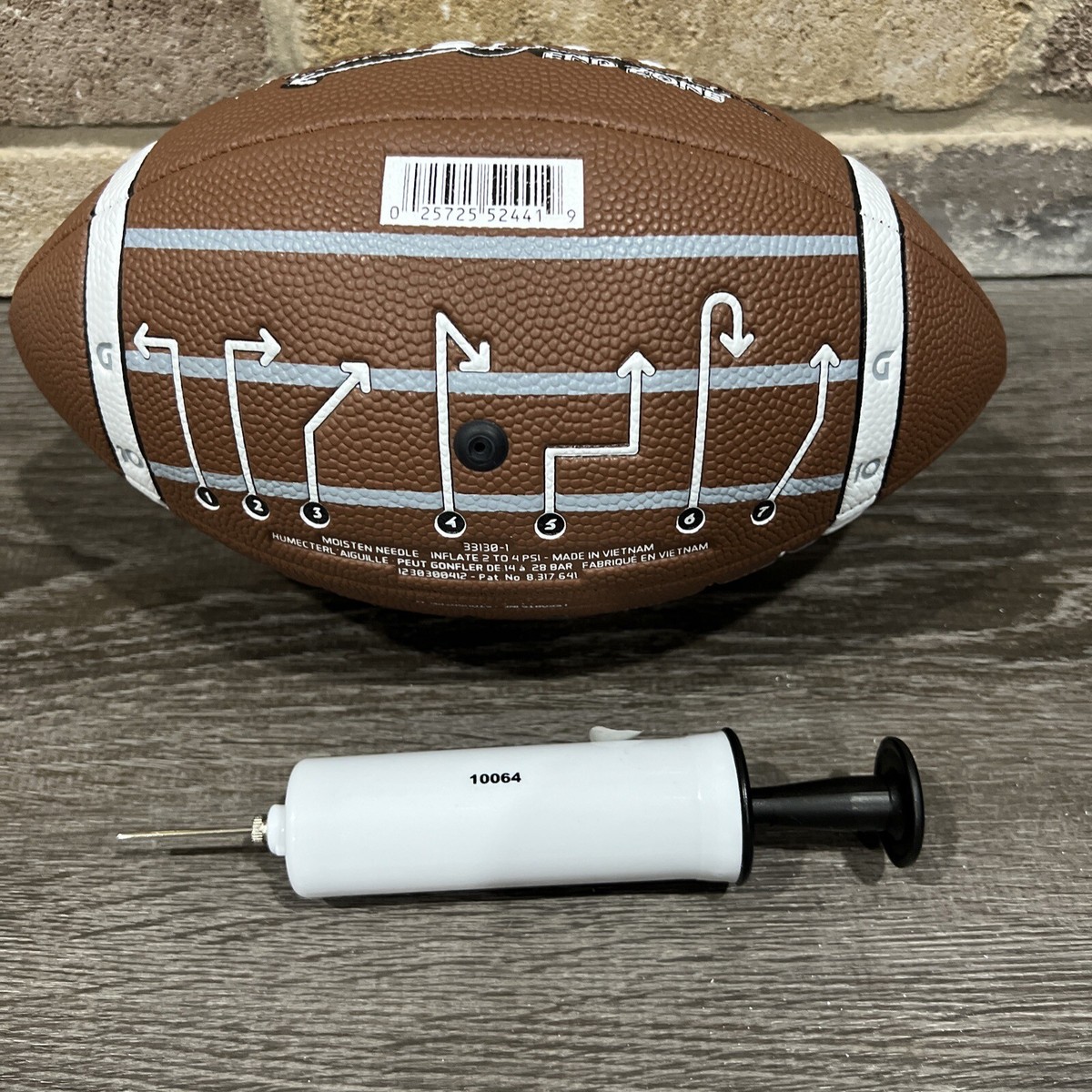 Franklin Playbook Mini Football 13Plays Right on The Ball (Fast