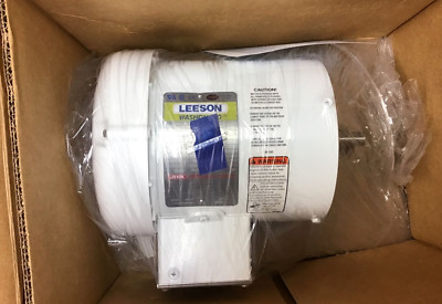 Leeson Washguard 1/4-1/3HP 3 Phase AC 208-230/190/460/380V 60/50HZ 1725/1425RPM