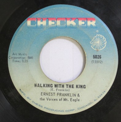 Black Gospel Soul 45 Ernest Franklin & The Voices Of Mt. Eagle - Walking With Th
