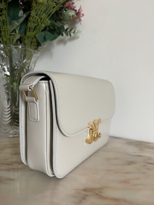CELINE CLASSIQUE TRIOMPHE MEDIUM BAG IN CALFSKIN LEATHER
