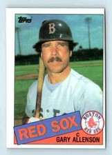 1985 Topps Gary Allenson Boston Red Sox #259