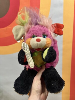 Sac à Dos Vintage Popples Des Années 80 – Peluche Cribsy Rare Et Collector