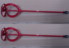 2 x M&ouml;rtelr&uuml;hrer &Oslash;60x400 R&uuml;hrkorb R&uuml;hrquirl Wendelr&uuml;hrer f&uuml;r Bohrmaschine 10mm