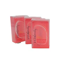 Silicone Makeup Blender Sponge (3 Pack) Clear Applicator Cosmetic Puff Pad